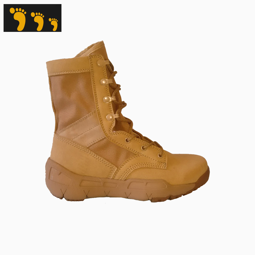 china factory best quality cheap outdoor military leather boots shoes