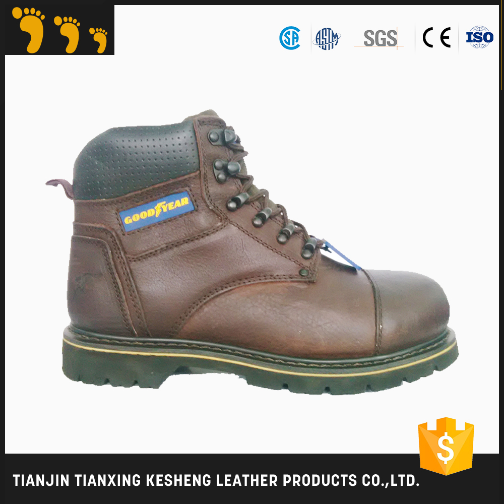 Basic Style Cheap Leather Men Safety Shoes Price