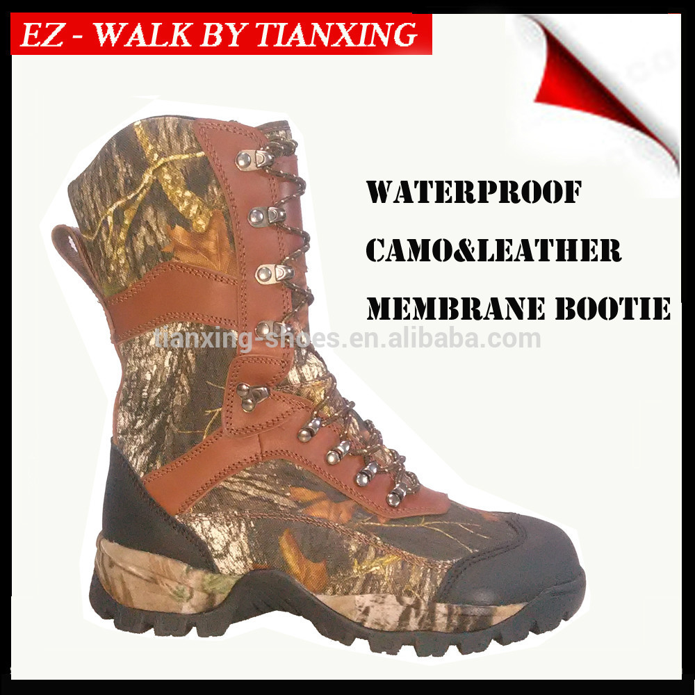 Camouflage waterproof hunting boots