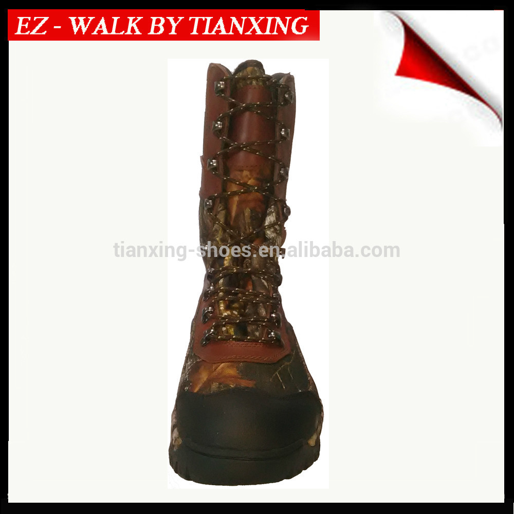 Camouflage waterproof hunting boots