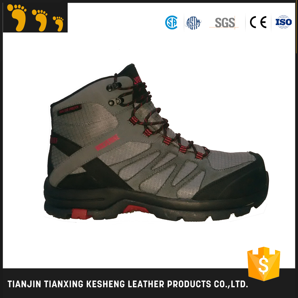 black rubber waterproof hiking shoes