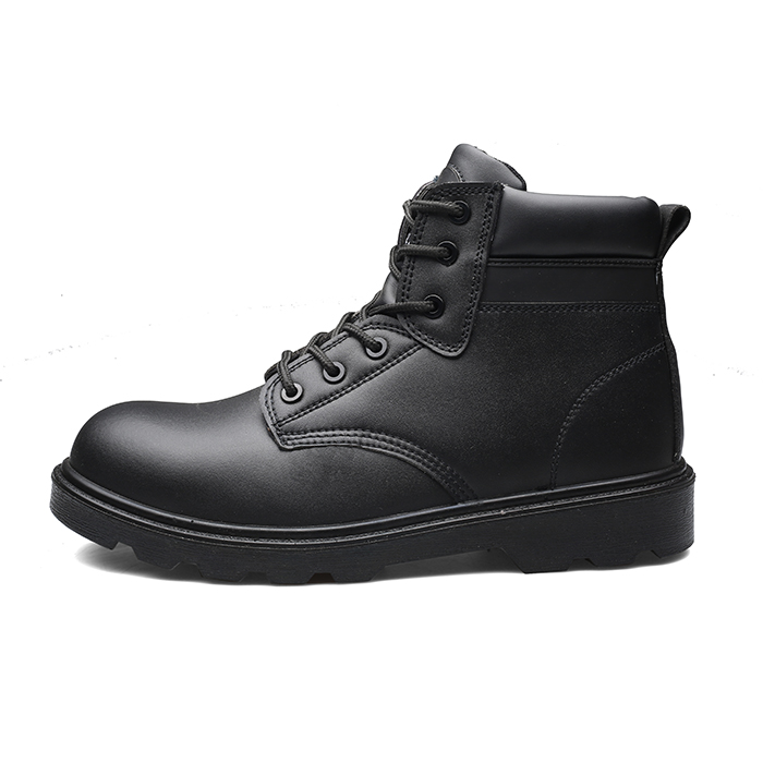 Men leather breathable protect safety work boots