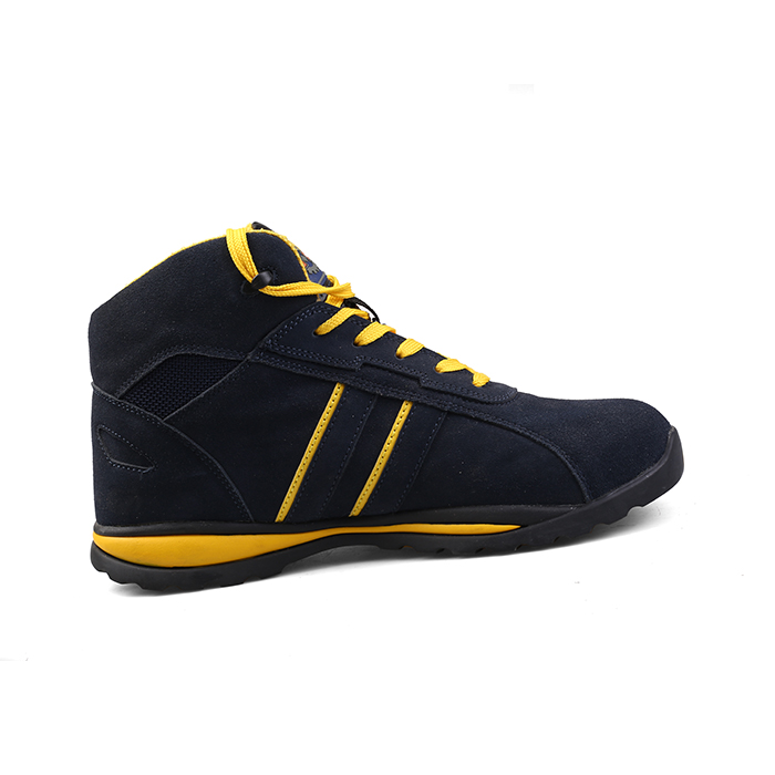 Rubber outsole hiking safety shoes jogger boots