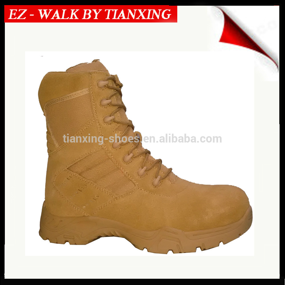 Desert Suede Military boots with rubber outsole