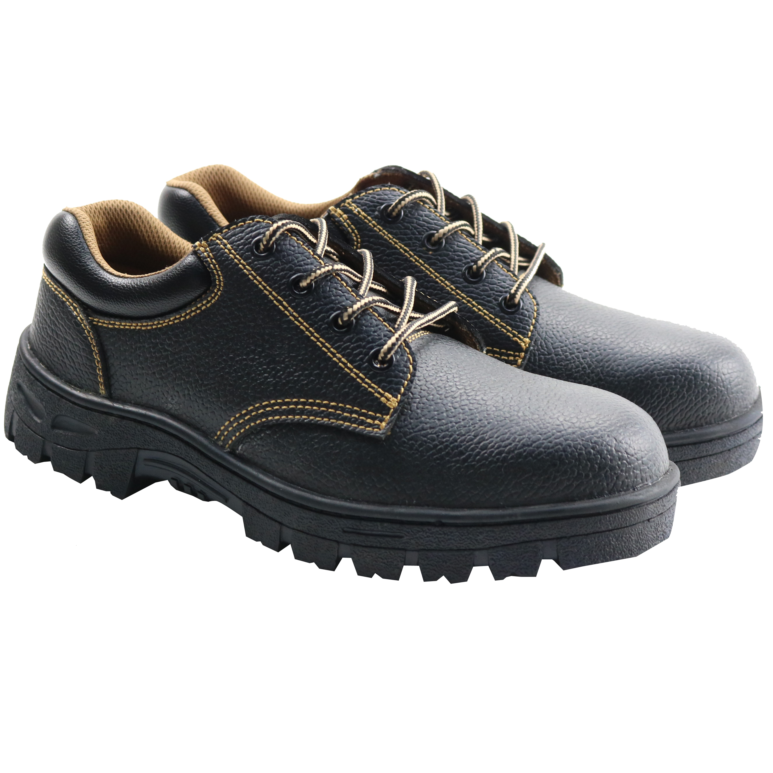 S1P Standard PU  Anti-Smashing Anti-Piercing Non-Slip Work Industrial Safety Shoes Featured Image