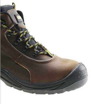 Waterproof Wear-resisting Outdoor Shoes Leather Men Insulated Lace Up  Safety Shoe