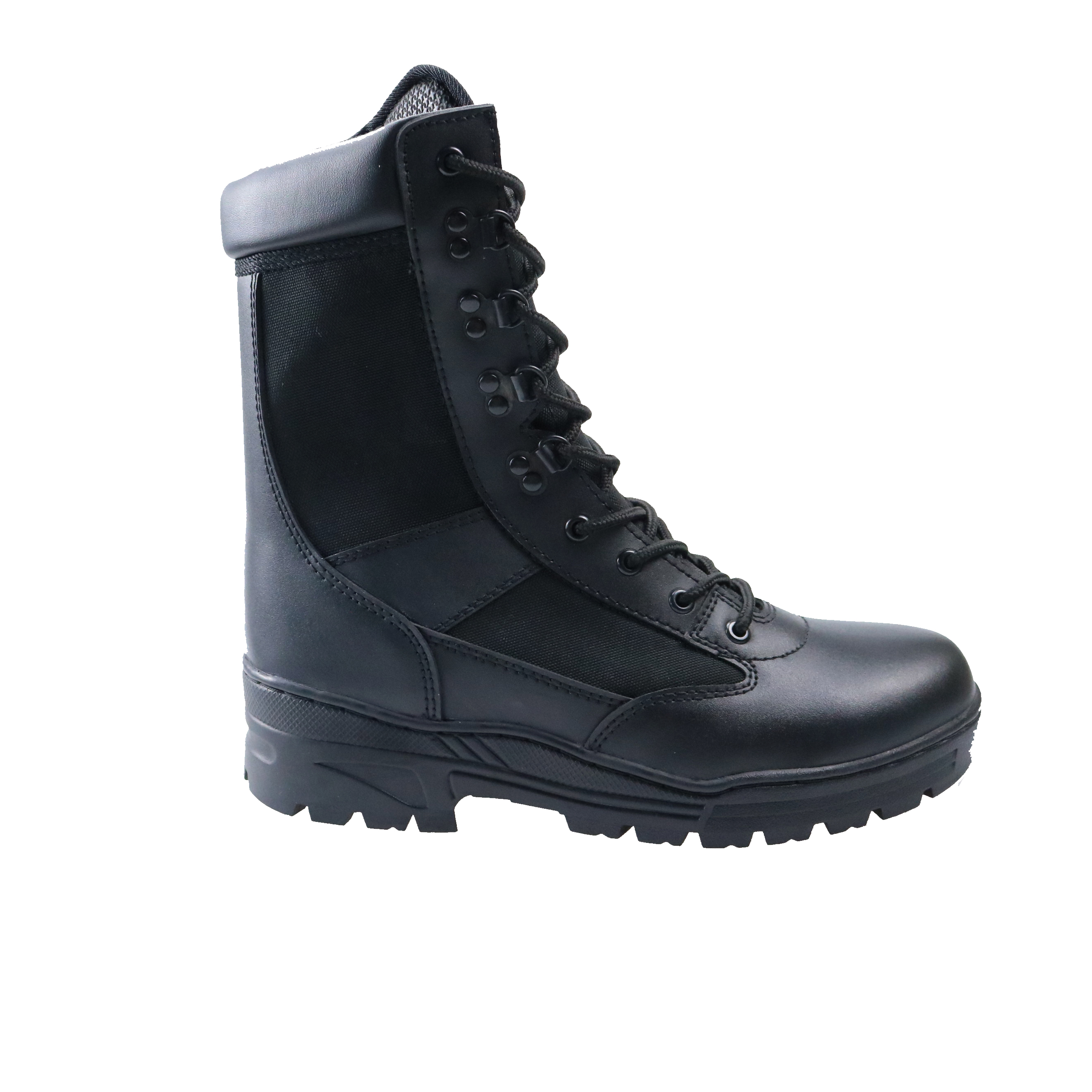 High Quality Lacing Up Genuine Leather Steel Toe  Safety Boots For Men
