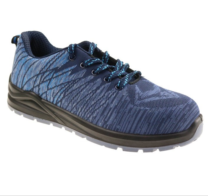 sport flykniting safety shoes with steel toe and steel plate