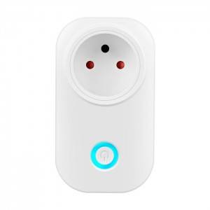 Factory Price Manufacturer Supplier White Smart Plug Wifi 16A