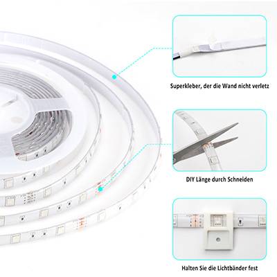 Factory Direct Sale High Quality Supports Multiple Mobile Phone Controls Bluetooth Led Strip Light Featured Image