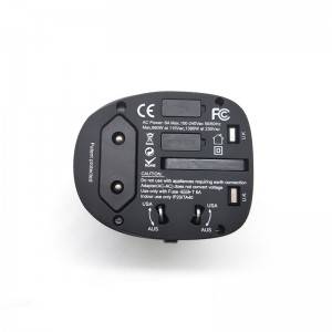 Good Quality Factory Directly 100-250V UK AUS EU USA Multi Plug Charger Adapter