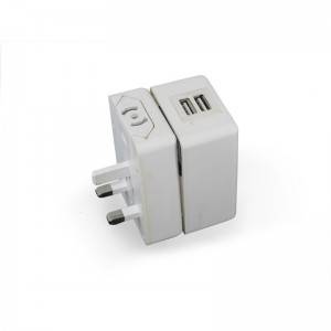 Hot Sale Factory Direct 3-prong plug EU US Power Adapte Us Plug