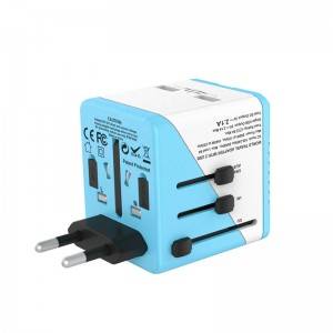 High Quality & Best Price, 5V 2.1A and 2 USB Travel Charger Universal Adapter