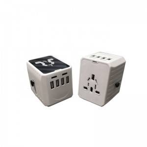 Good Quality Factory Directly 4USB+2TYPE-C Universal Travel Adapter Plugs