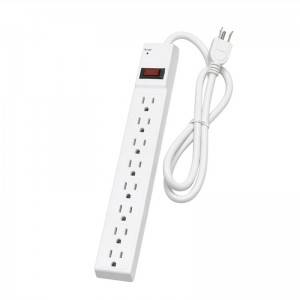 American Standard ETL 3Pin Plug With 8 Way Socket Outlet Cable Length Customizable Electric power strip