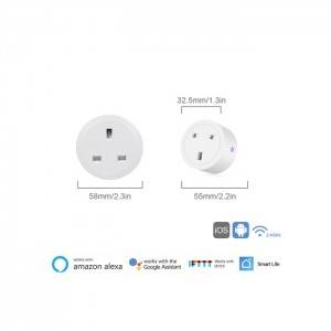 Factory Direct High Quality Outdoor Home Electrical Remote Control Smart Plug Wifi UK