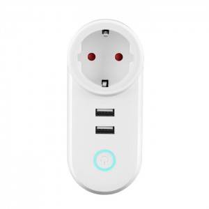 High Quality Wholesale Custom Cheap Meter Power Statistics Smart Life Plug Wifi With USB Outlet