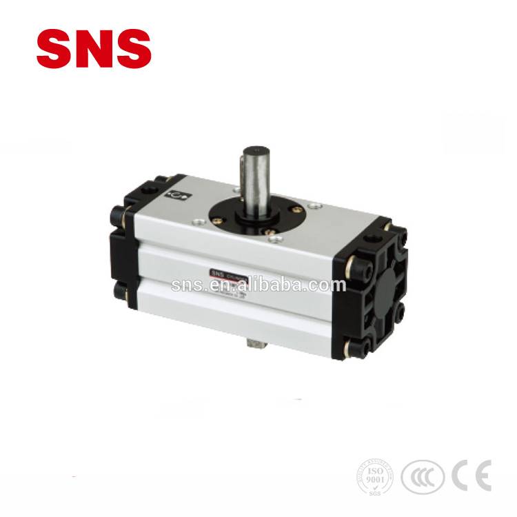 SNS CRA1 series double acting rotary pneumatic air cylinder with material of Aluminum