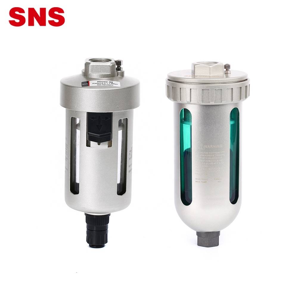 SNS AD Series pneumatic automatic drainer auto drain valve for air compressor