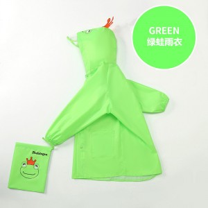 Promotional Custom Blue Kids Emergency Raincoat Factory Personalized Child Disposable Sleeve Rain coat Cape Supplier