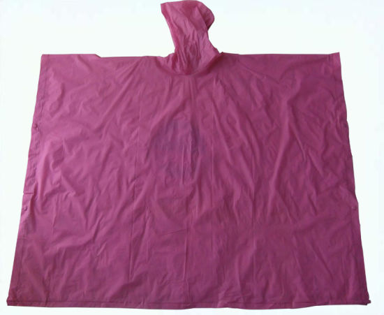 PVC Rain Ponch for Adult Rainwear
