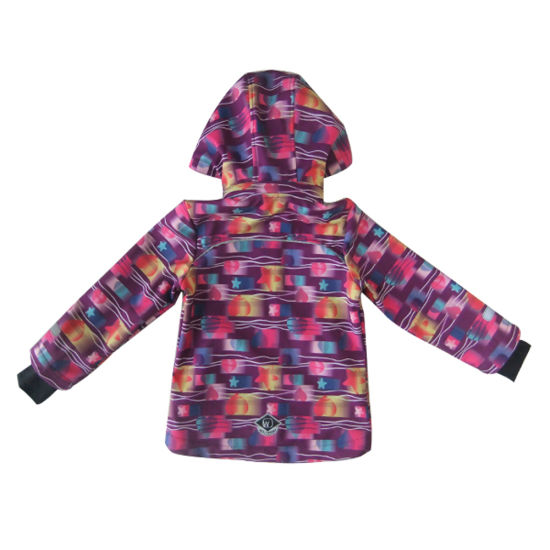 Children Softshell Jacket with Waterproof Winter Coat Outer Clothing