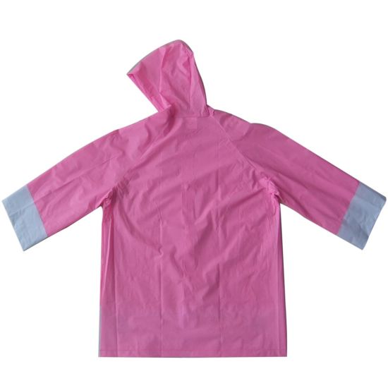 Pink Children Raincoat Waterproof for Walking