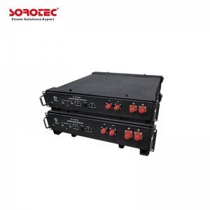 SOROREC 51.2 V 50AH Lithium Iron Phosphate 48vdc liFePO4 Battery