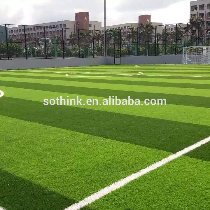 50mm two tones artificial grass carpets for football stadium
