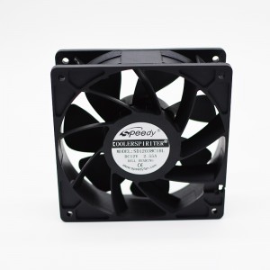 DC FAN SD12038-3 120X120X38mm 12038 12V 24V 48V powerful high cfm large air flow brushless DC axial cooling fan 120mm