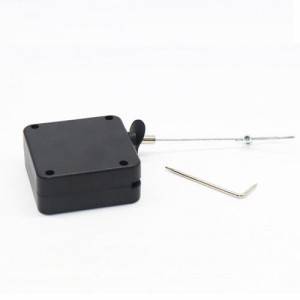 Heavy Duty Square Shape Retractable Anti Theft Steel Cable Pull Box