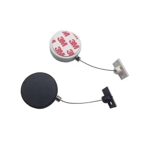 Retractable Round Display Anti Theft Pull Box White Black Anti Lost Recoiler Featured Image