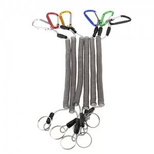 Spiral Style Tool Tether Lanyards Pliers Safety Steel Ropes Holder 15cm Long