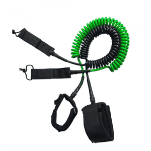 Durable Strength TPU Coiled Lanyard Cord SUP Lanyard With Quick Release Clip