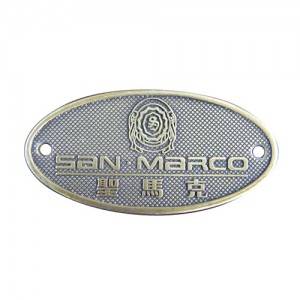 Highlight Brushed Engraved Metal Plates Engraving Label Signs Decoration