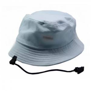 Black Nylon Hat Sewing Adjustable Hat Clip Strap Cap Retainer Rope With 2 Plastic Clips  26.5CM