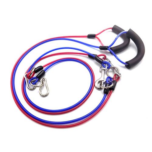 Multifuncional Heavy Duty Strong TPU Coated Dog Leash Steel Wire Pet Collar Rope Featured Image