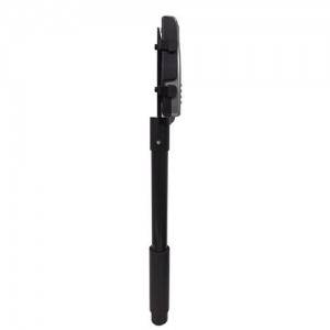 Non-contact Black 55cm Length Aluminum Handheld Removable Arm POS Terminal Stand For Verifone