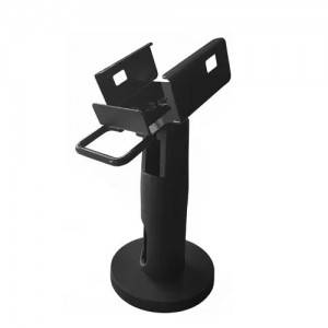 Adjustable POS Credit Card Payment Terminal Display Stand Swivel Machine Black Bracket For Retail Store