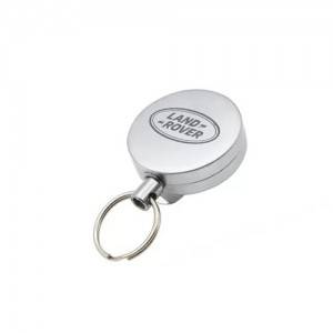 Round Retractable Badge Reel With Split Ring ID Safety Retractor 4cm Diameter