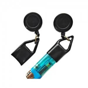 Plastic Round Heavy Duty Badge Reels With Lighter Holder Ready Eco Friendly