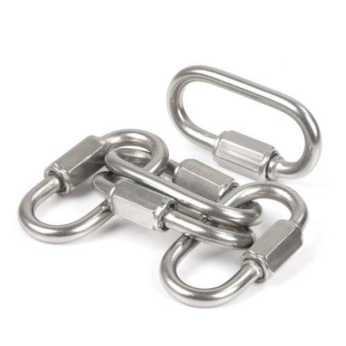 Heavy Duty Quick Link Forged Stainless Steel Oval Spring Snap Hook Auto-lock Climing Carabiner Featured Image