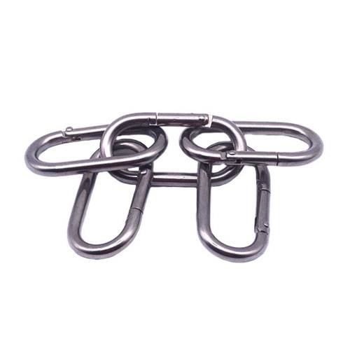 Safety Quick Link Stainless Steel Locking Oval Carabiner Climbing Snap Hook Featured Image