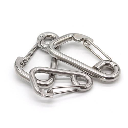 Widely Used Stainless Steel Simple Snap Hook With Eye High Polished Climbing Locking Carabiner Clips Featured Image