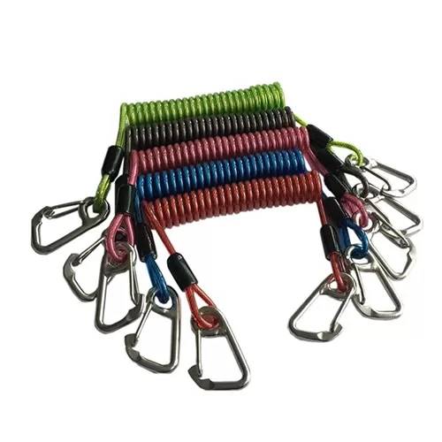 Deluxe Spring Coiled Lanyard Cord For Attaching Dive Gear Hands Free Water Featured Image
