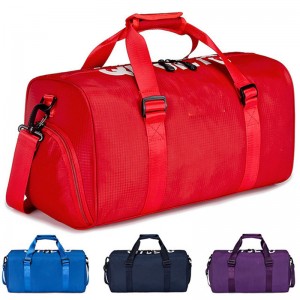 Lightweight waterproof portable travel bag men and women shoulder bag big bag independent shoe position