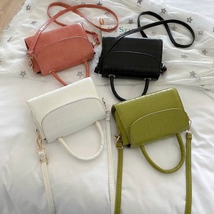 New Korean women’s handbag trend stone pattern all-match leather shoulder bag messenger bag fashion