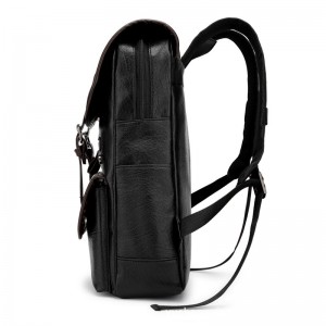 Cross-border hot sale waterproof PU backpack men’s British college style outdoor leisure backpack