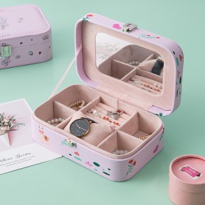Storage creative portable jewelry storage box