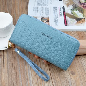 Ladies wallet long section large capacity double zipper clutch wallet female double-layer clutch bag fashion wallet